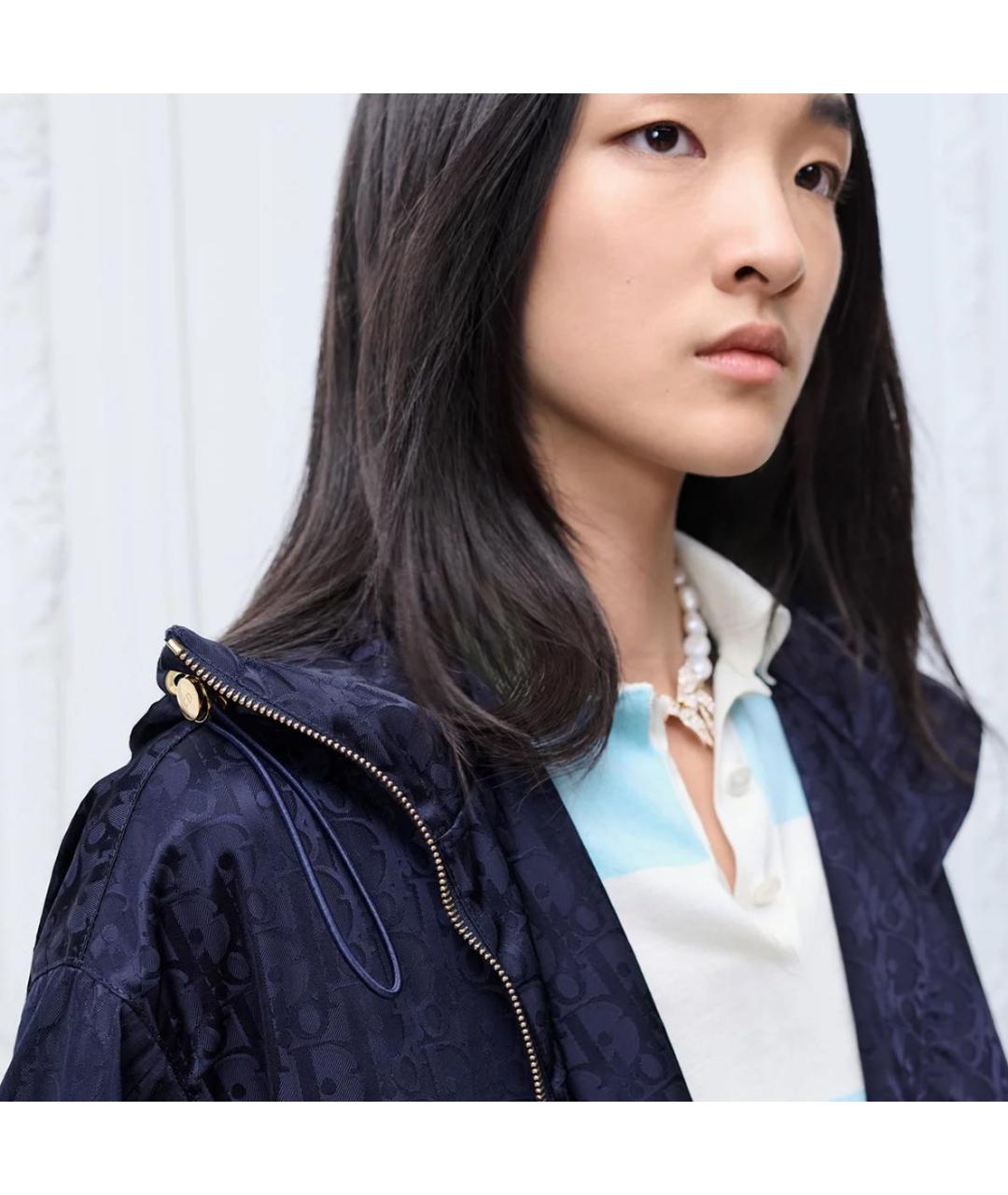 CHRISTIAN DIOR Темно-синяя куртка, фото 3