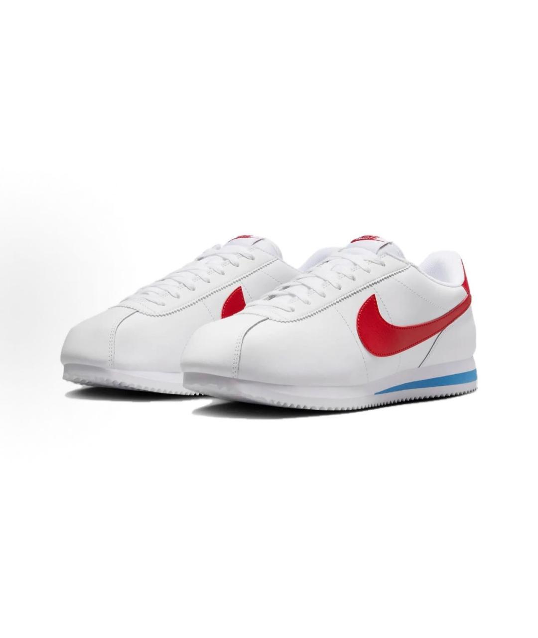 NIKE Белые кожаные низкие кроссовки / кеды, фото 3