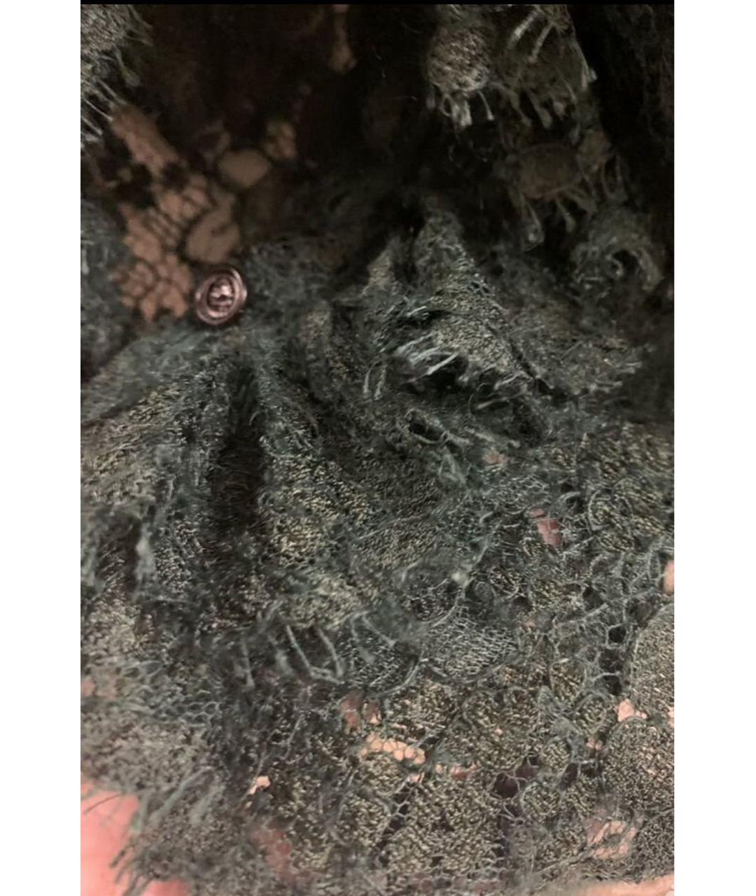 CHANEL Зеленая шерстяная блузы, фото 4