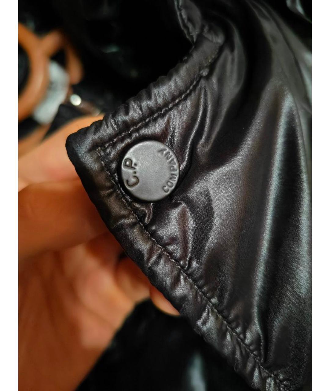 CP COMPANY Черная полиамидовая куртка, фото 4