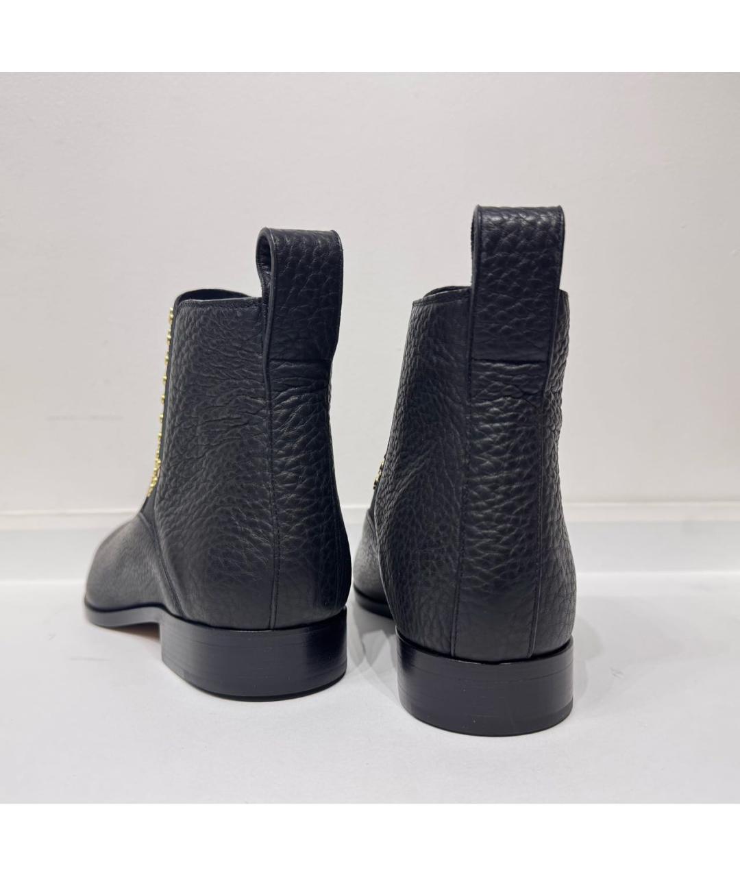 CHLOE Черные кожаные ботинки, фото 5