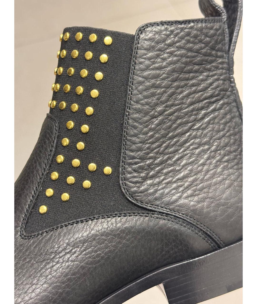 CHLOE Черные кожаные ботинки, фото 4