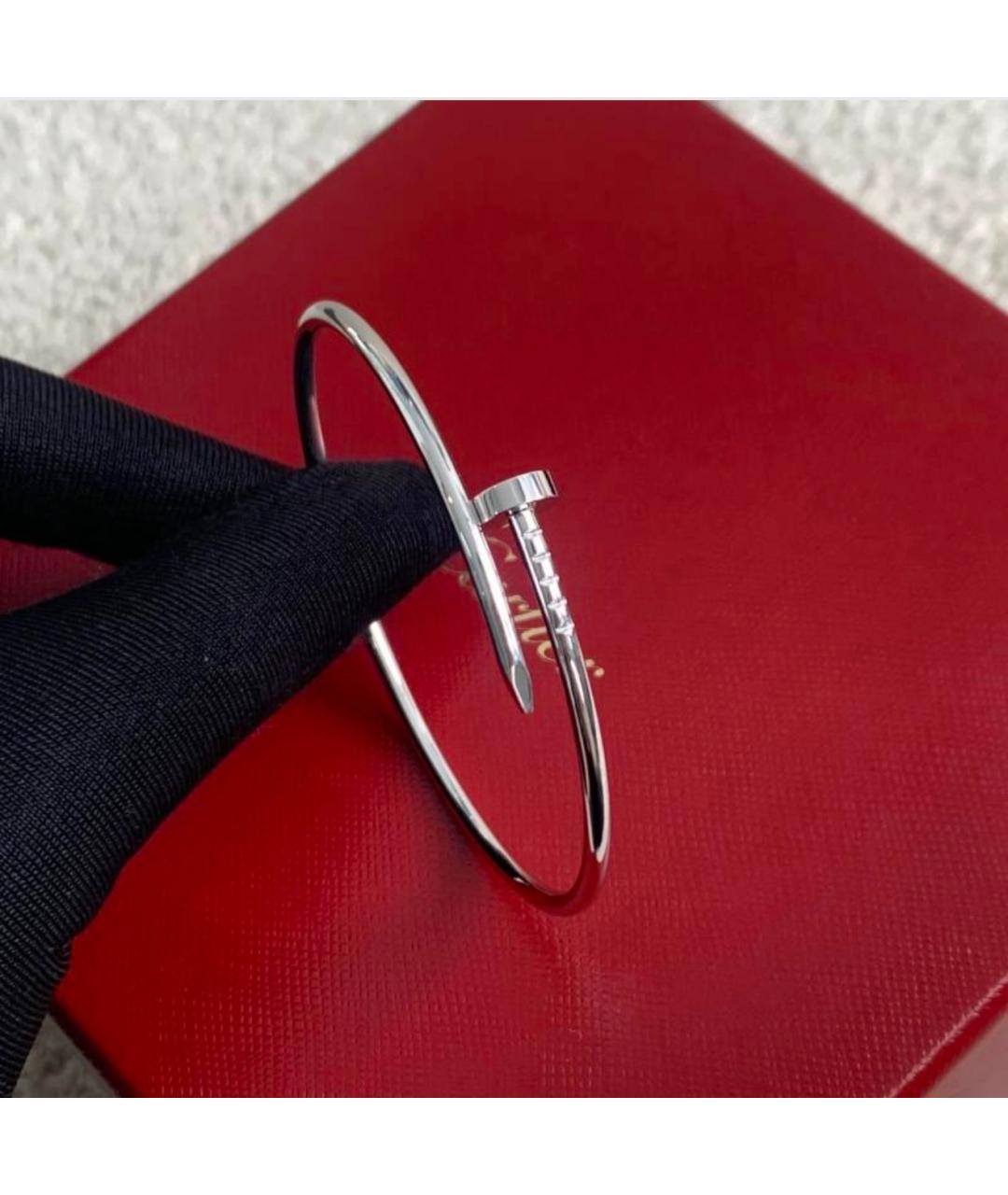 CARTIER Серебрянный браслет из белого золота, фото 3