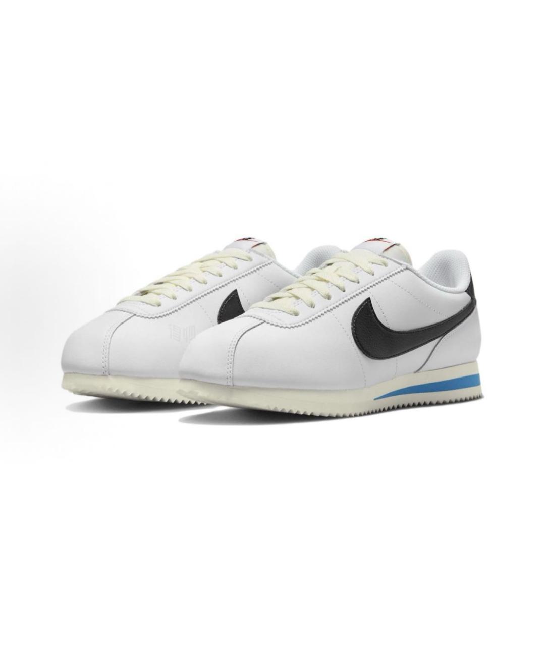 NIKE Белые кожаные низкие кроссовки / кеды, фото 2