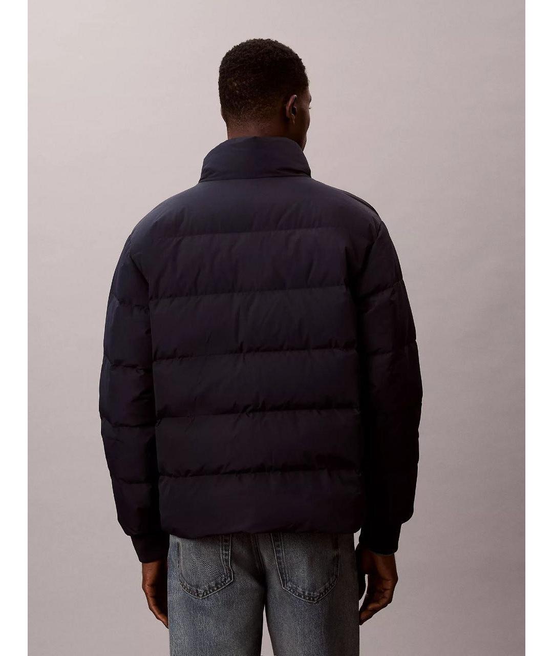 CALVIN KLEIN Синий полиэстеровый пуховик, фото 7