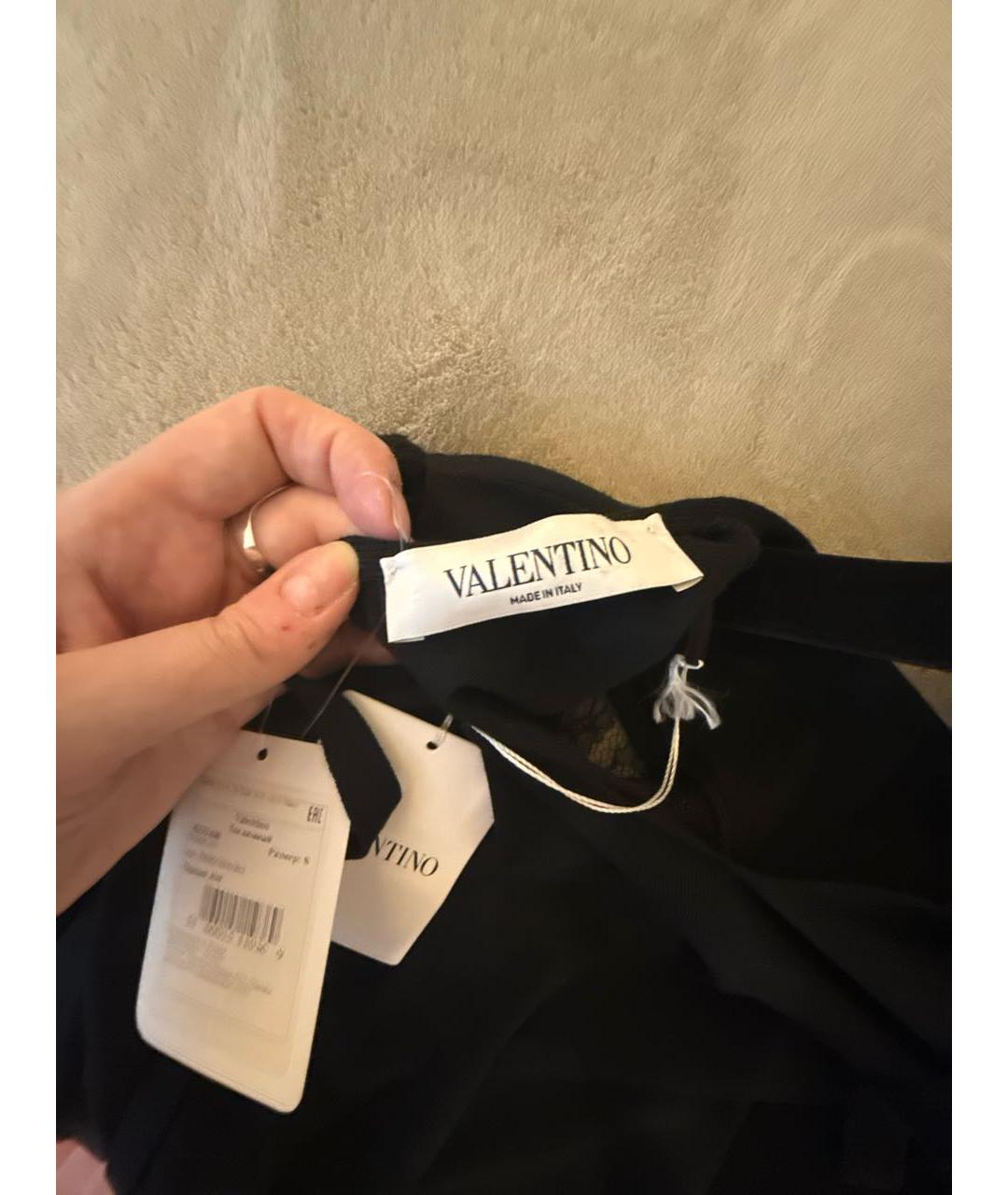 VALENTINO Черный шерстяной джемпер / свитер, фото 3
