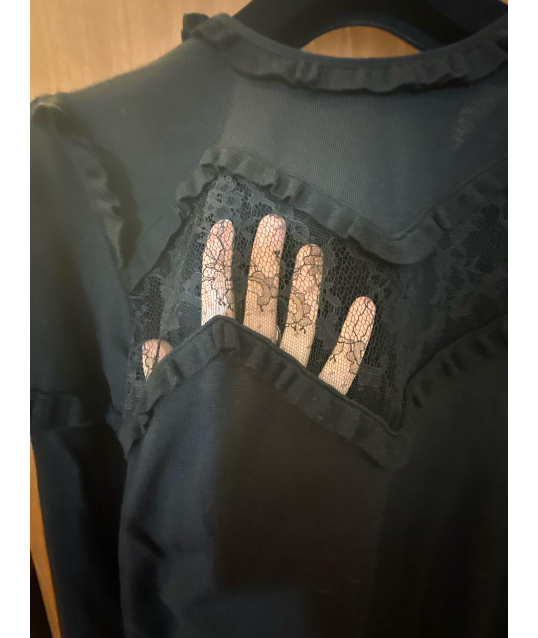 VALENTINO Черный шерстяной джемпер / свитер, фото 4