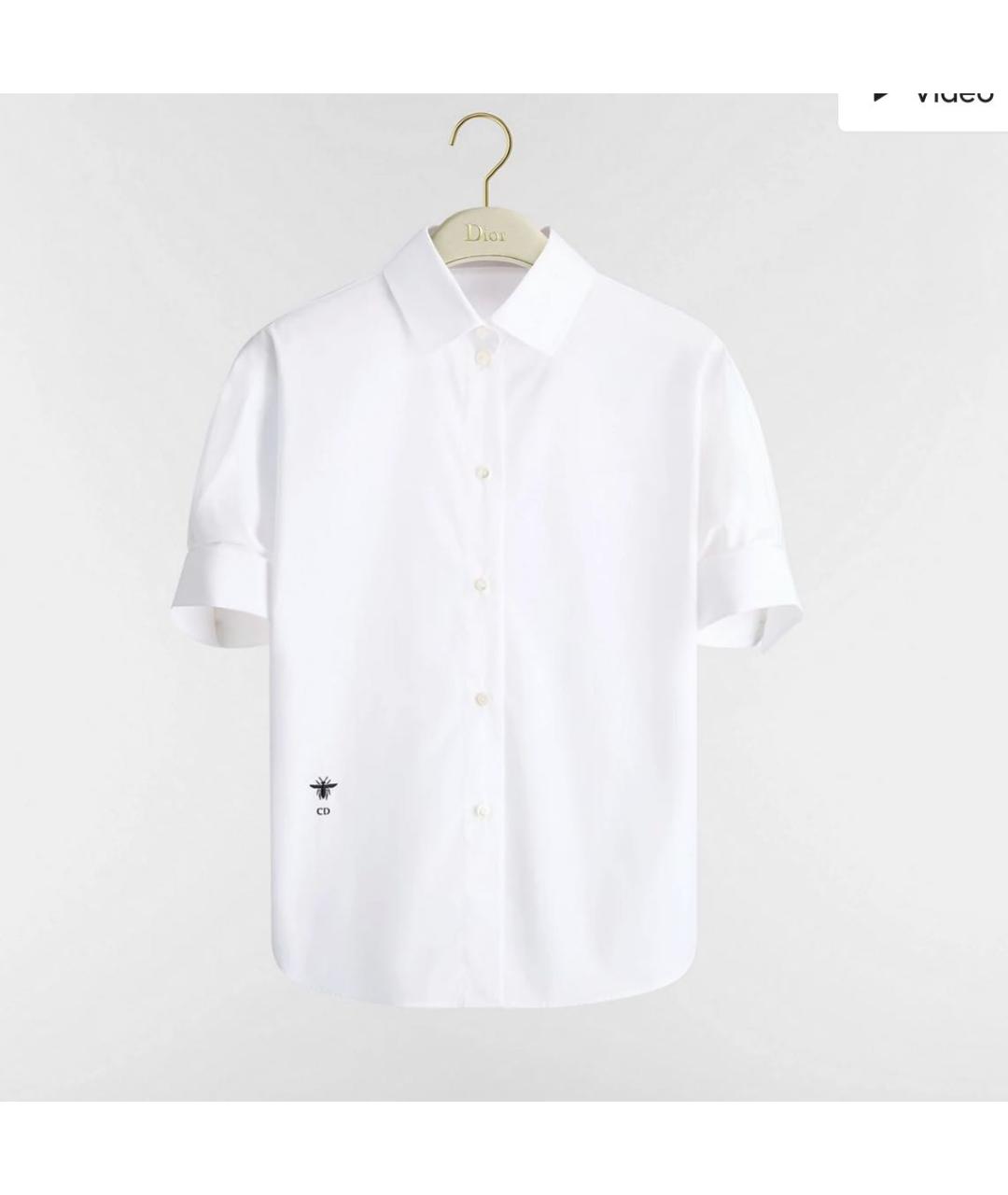 CHRISTIAN DIOR Белая блузы, фото 4