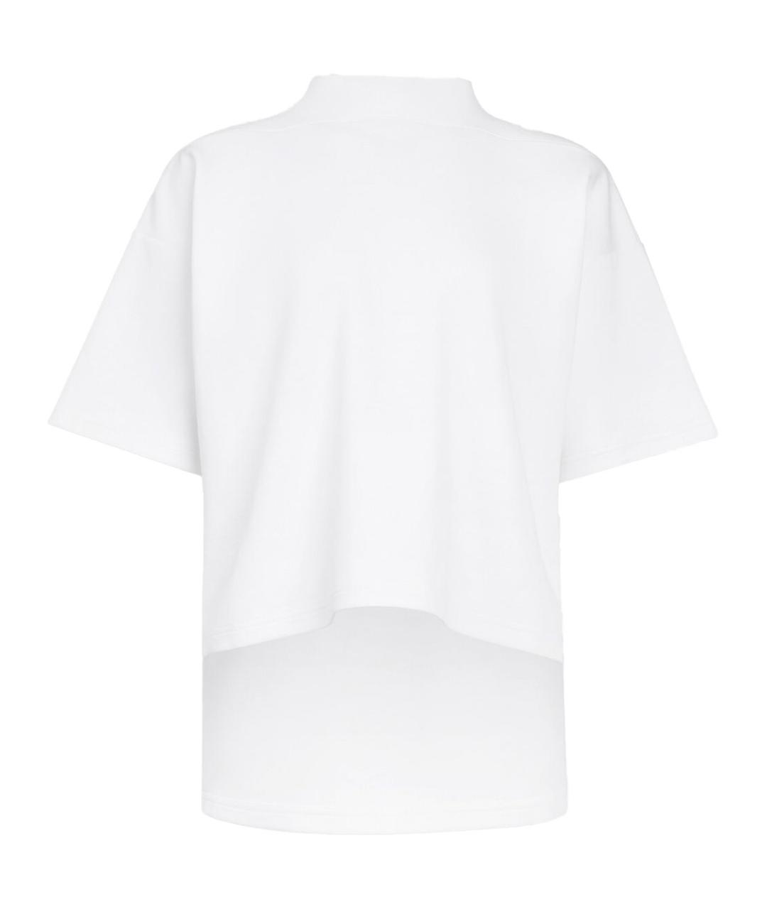 ALAIA Белая хлопковая футболка, фото 1