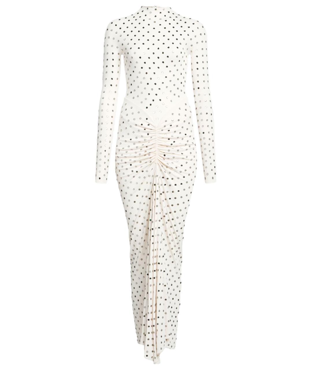 ALAIA Белое вискозное платье, фото 1