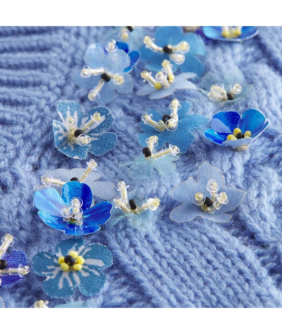 CHRISTIAN DIOR Голубой кашемировый джемпер / свитер, фото 2