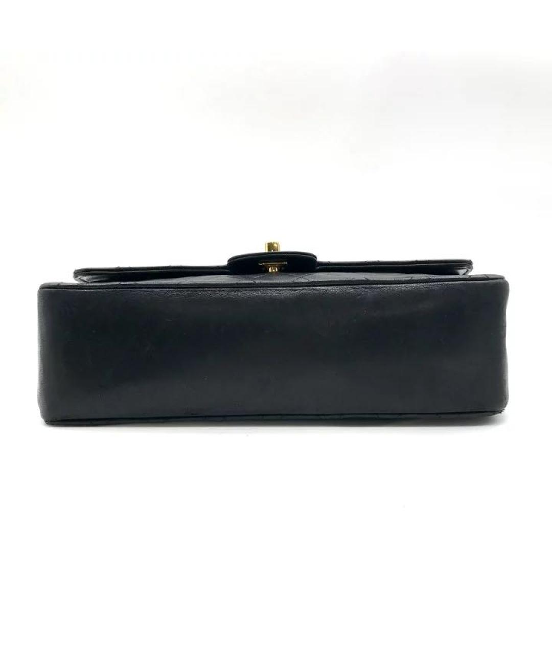 CHANEL Черная кожаная сумка через плечо, фото 3