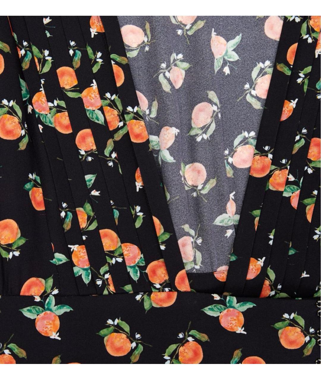 ULYANA SERGEENKO Мульти шелковое платье, фото 4