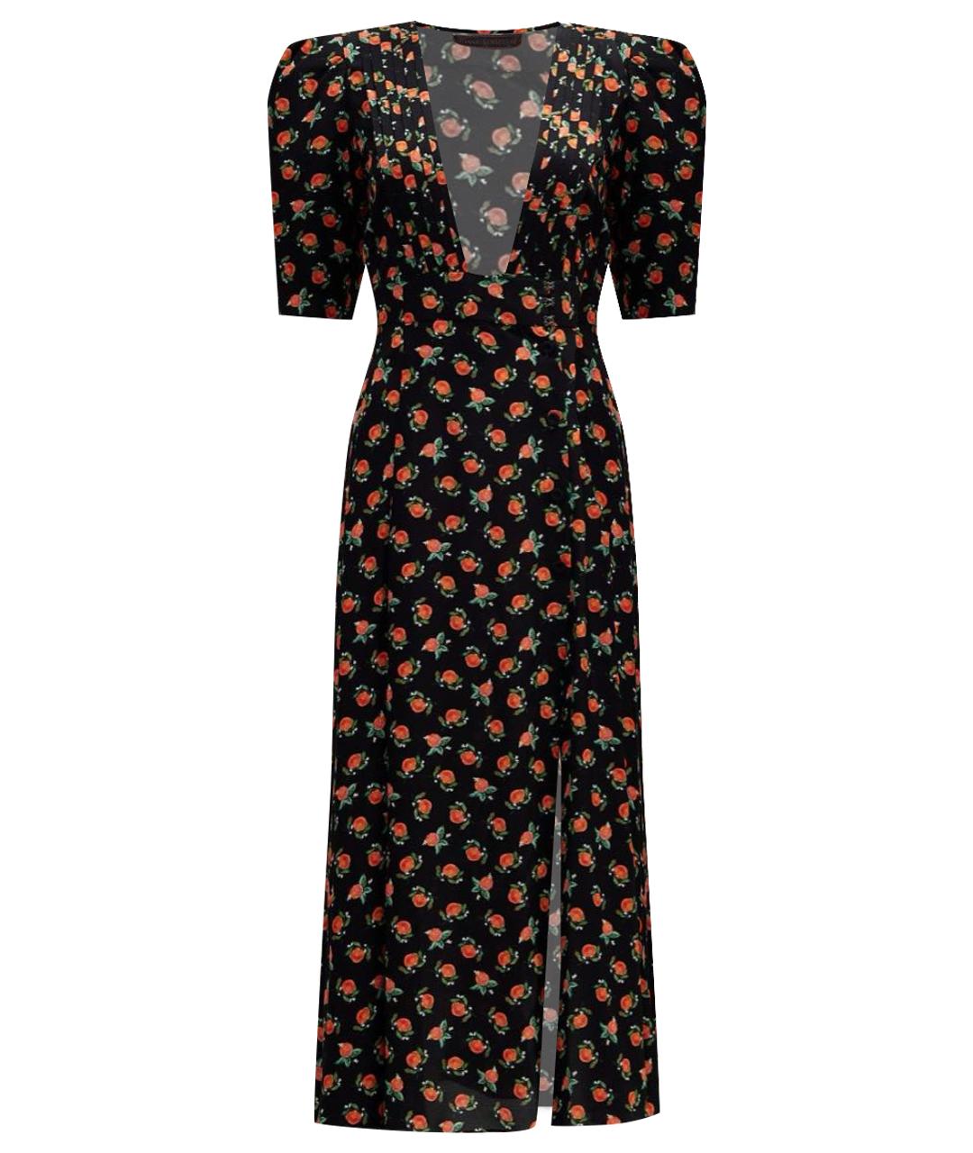 ULYANA SERGEENKO Мульти шелковое платье, фото 1