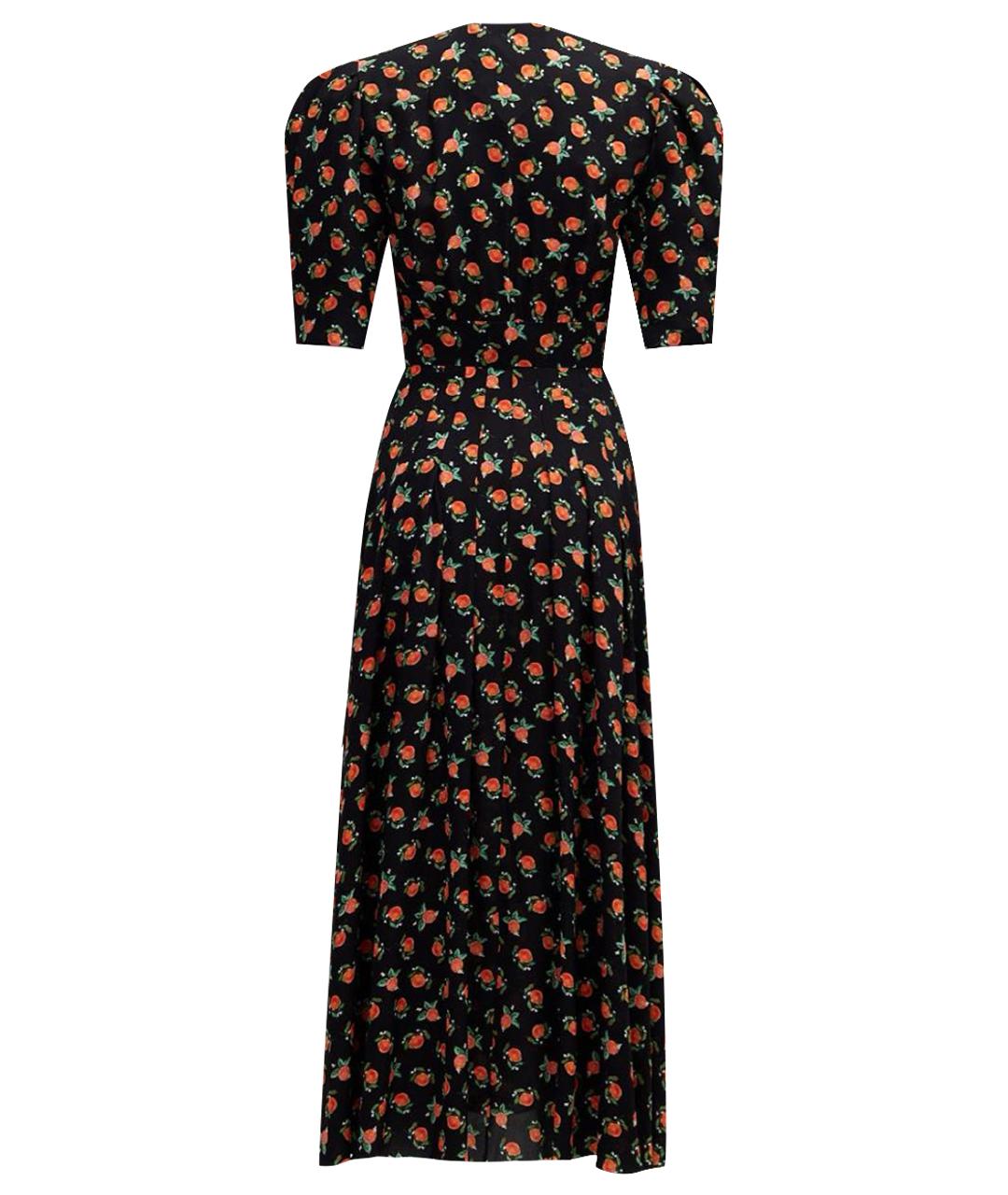 ULYANA SERGEENKO Мульти шелковое платье, фото 9