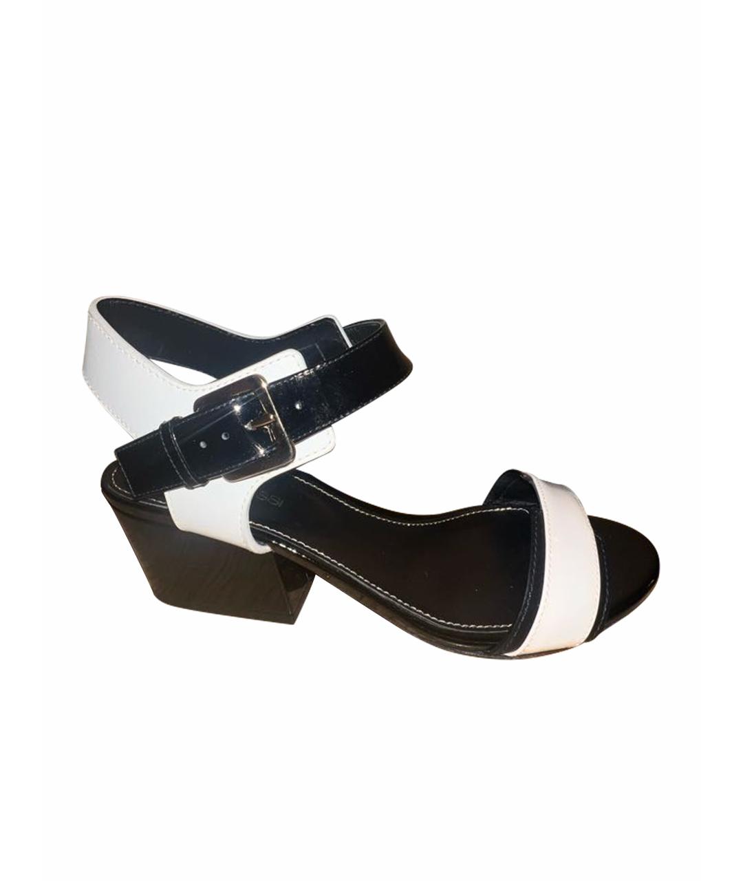 SERGIO ROSSI Мульти кожаные босоножки, фото 1