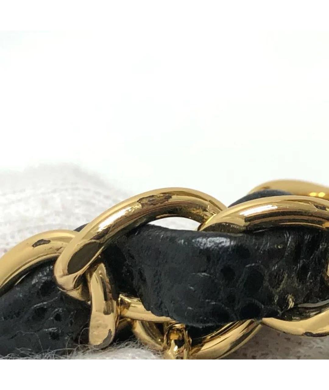 CHANEL Черная кожаная сумка через плечо, фото 7