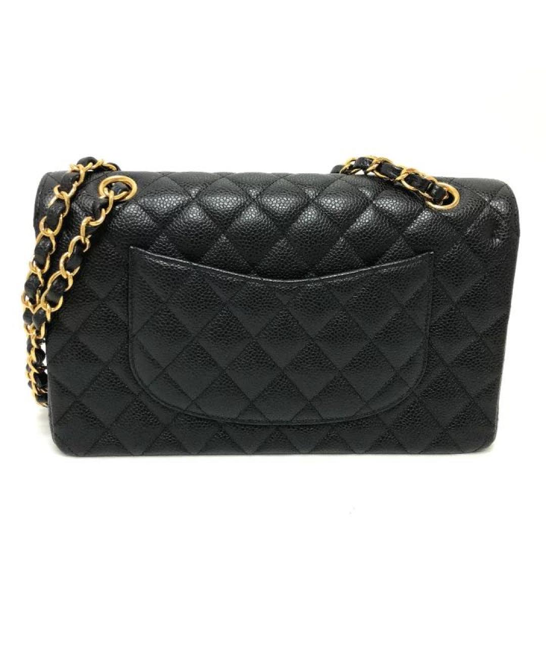 CHANEL Черная кожаная сумка через плечо, фото 2