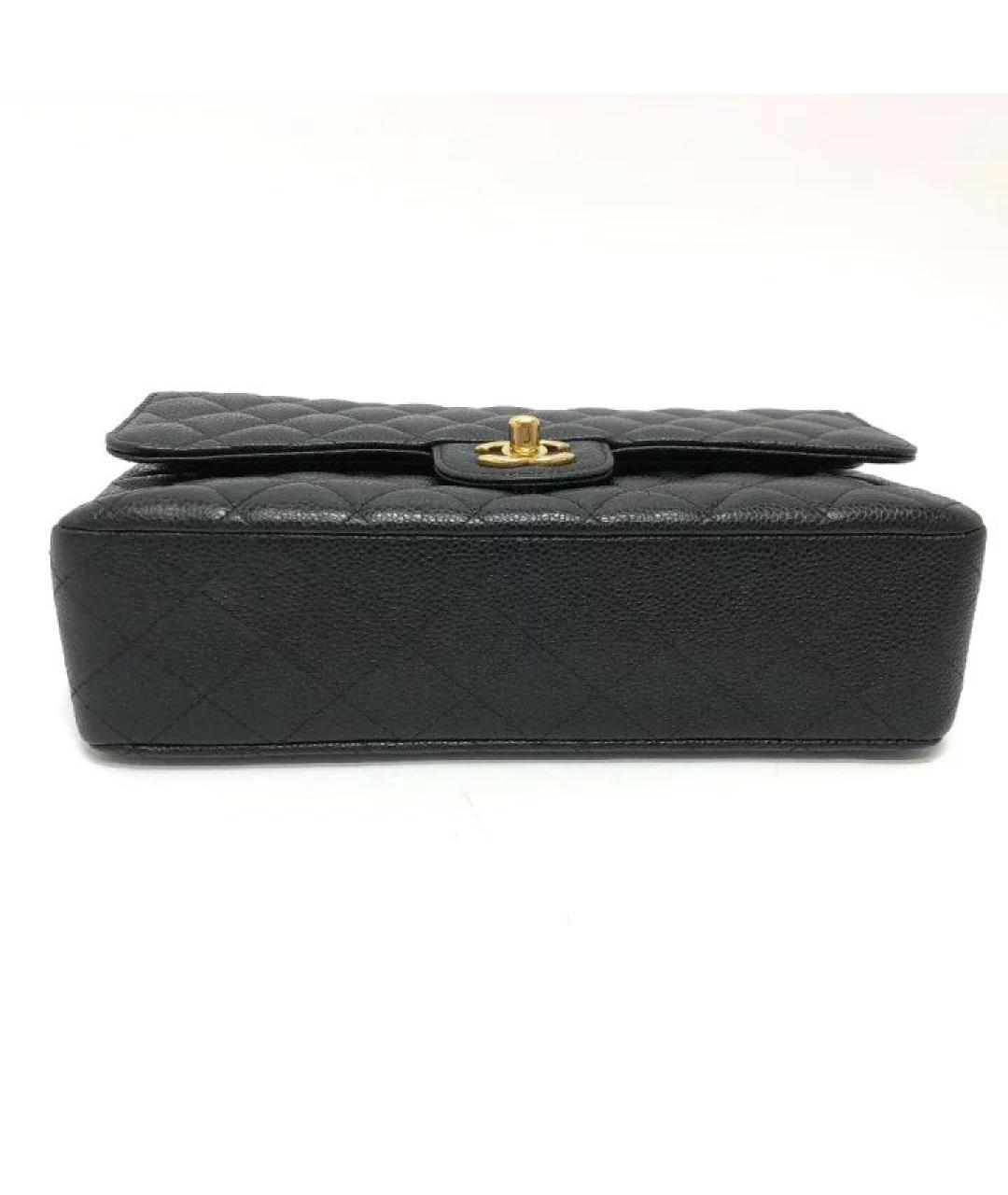 CHANEL Черная кожаная сумка через плечо, фото 4
