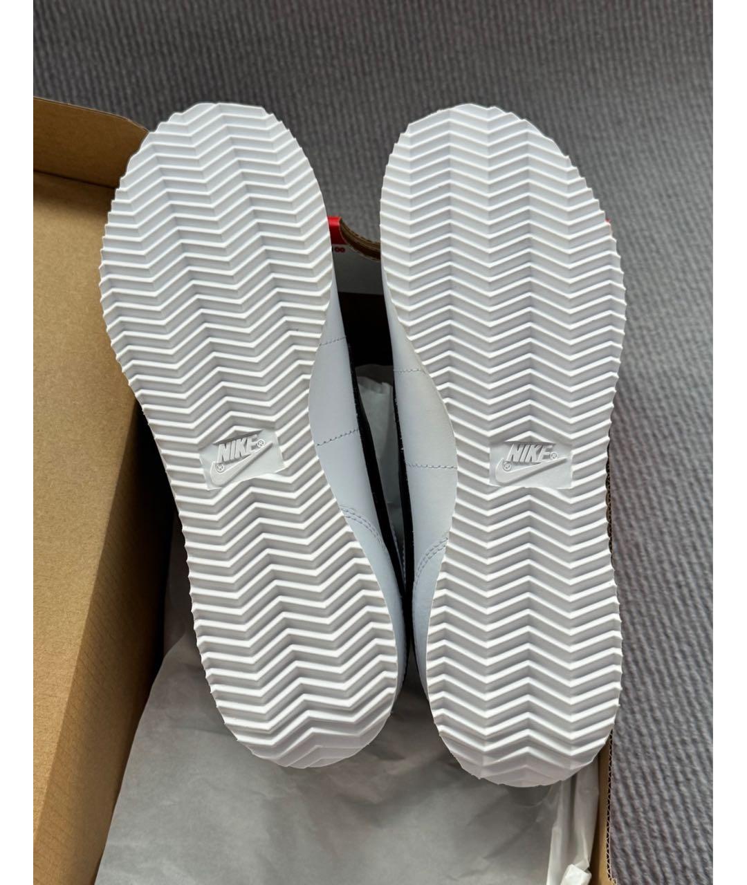 NIKE Белые кожаные низкие кроссовки / кеды, фото 7