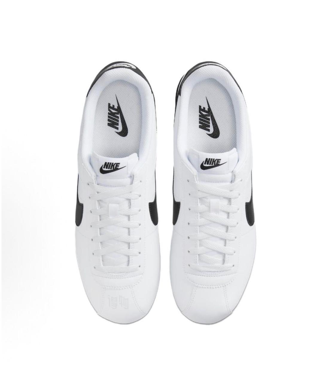 NIKE Белые кожаные низкие кроссовки / кеды, фото 3