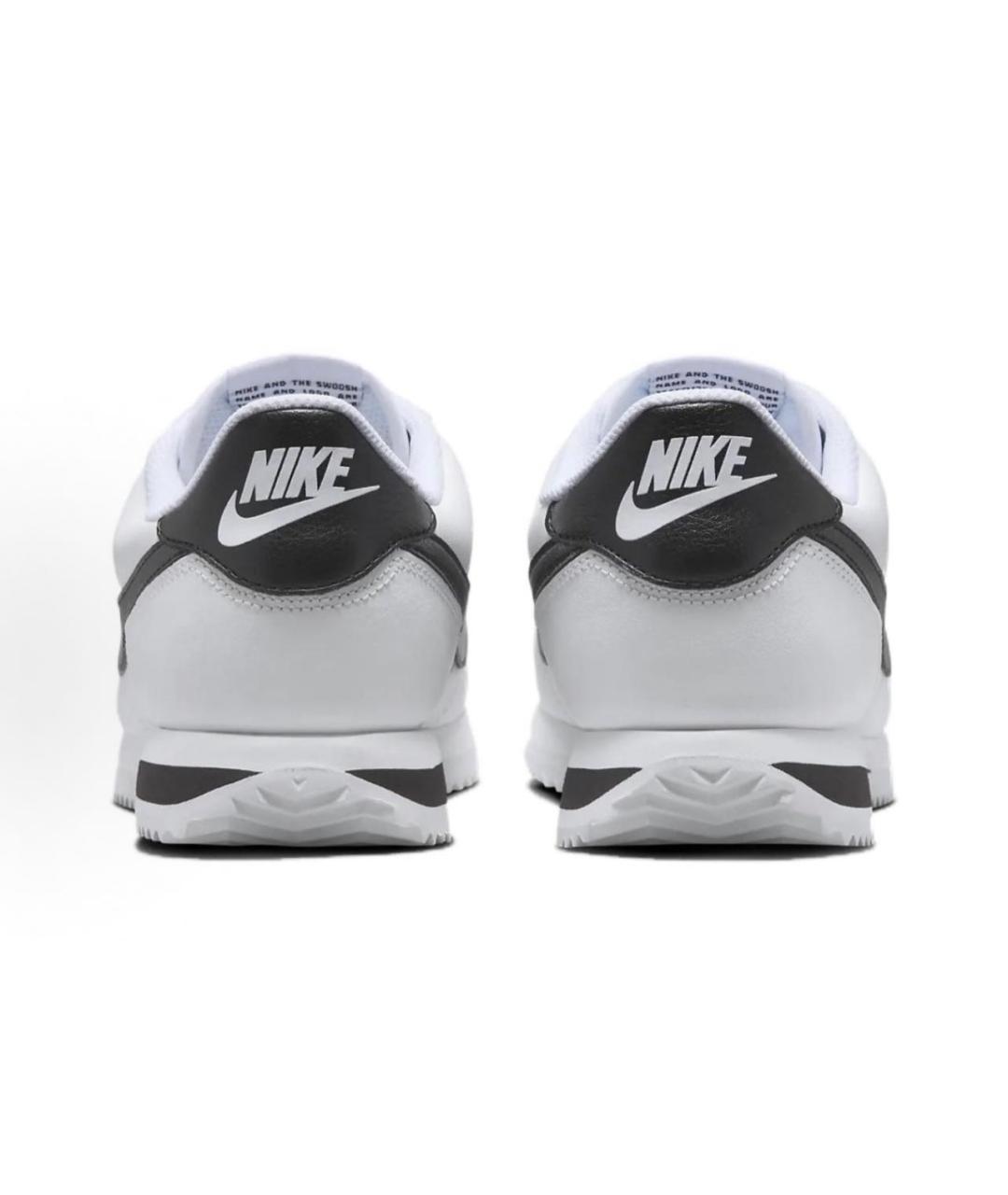 NIKE Белые кожаные низкие кроссовки / кеды, фото 4