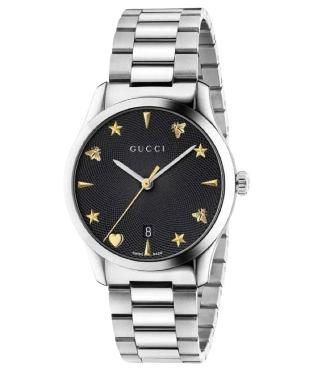 GUCCI Серебряные часы, фото 1