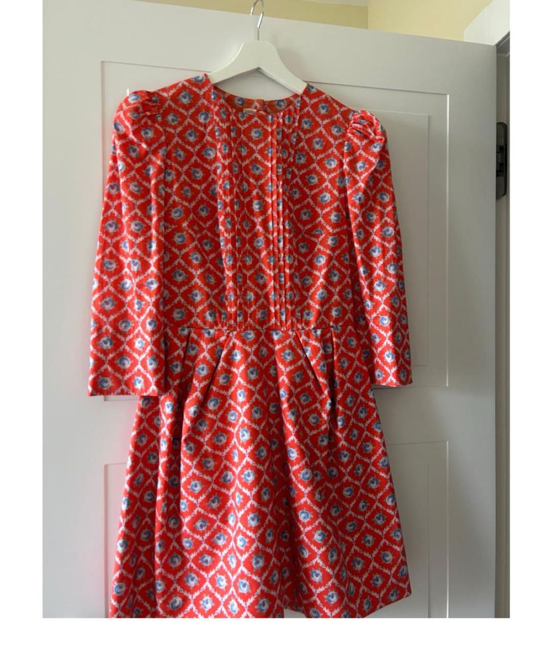 ULYANA SERGEENKO Мульти хлопковое платье, фото 5