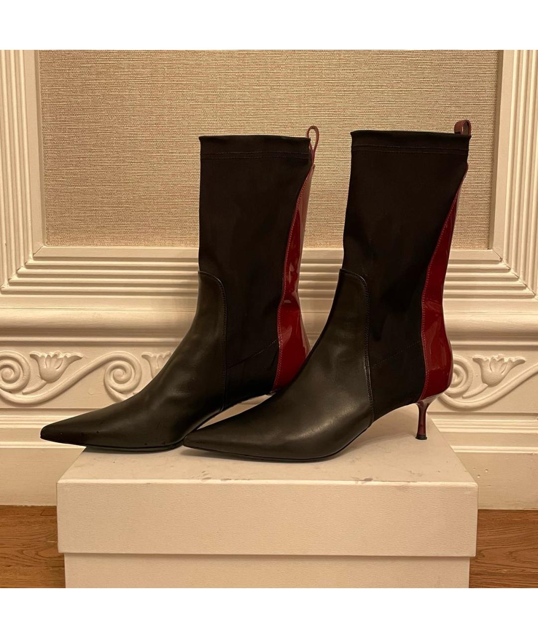 AGL Черные кожаные ботильоны, фото 9