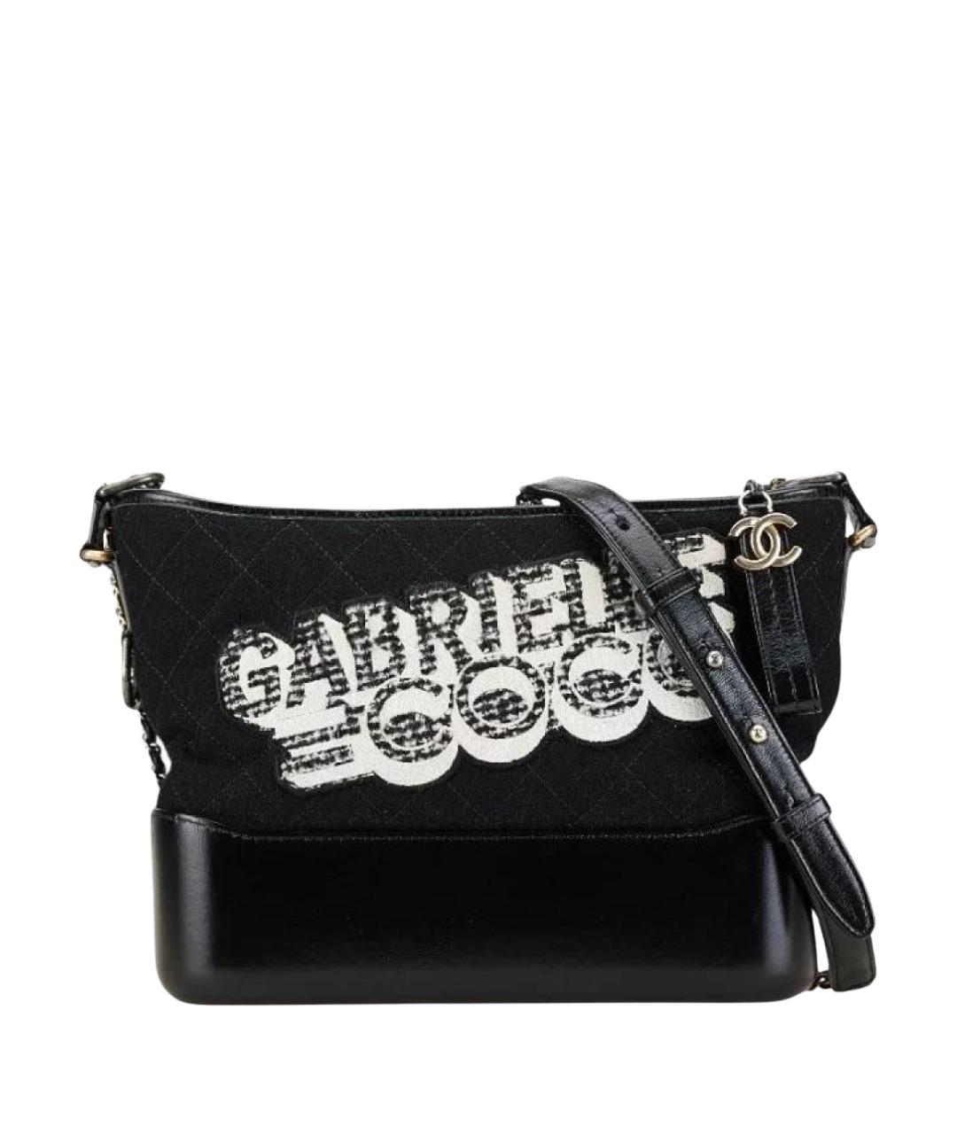 CHANEL Черная кожаная сумка через плечо, фото 1