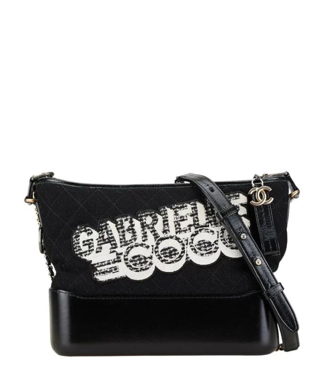 CHANEL Черная кожаная сумка через плечо, фото 7