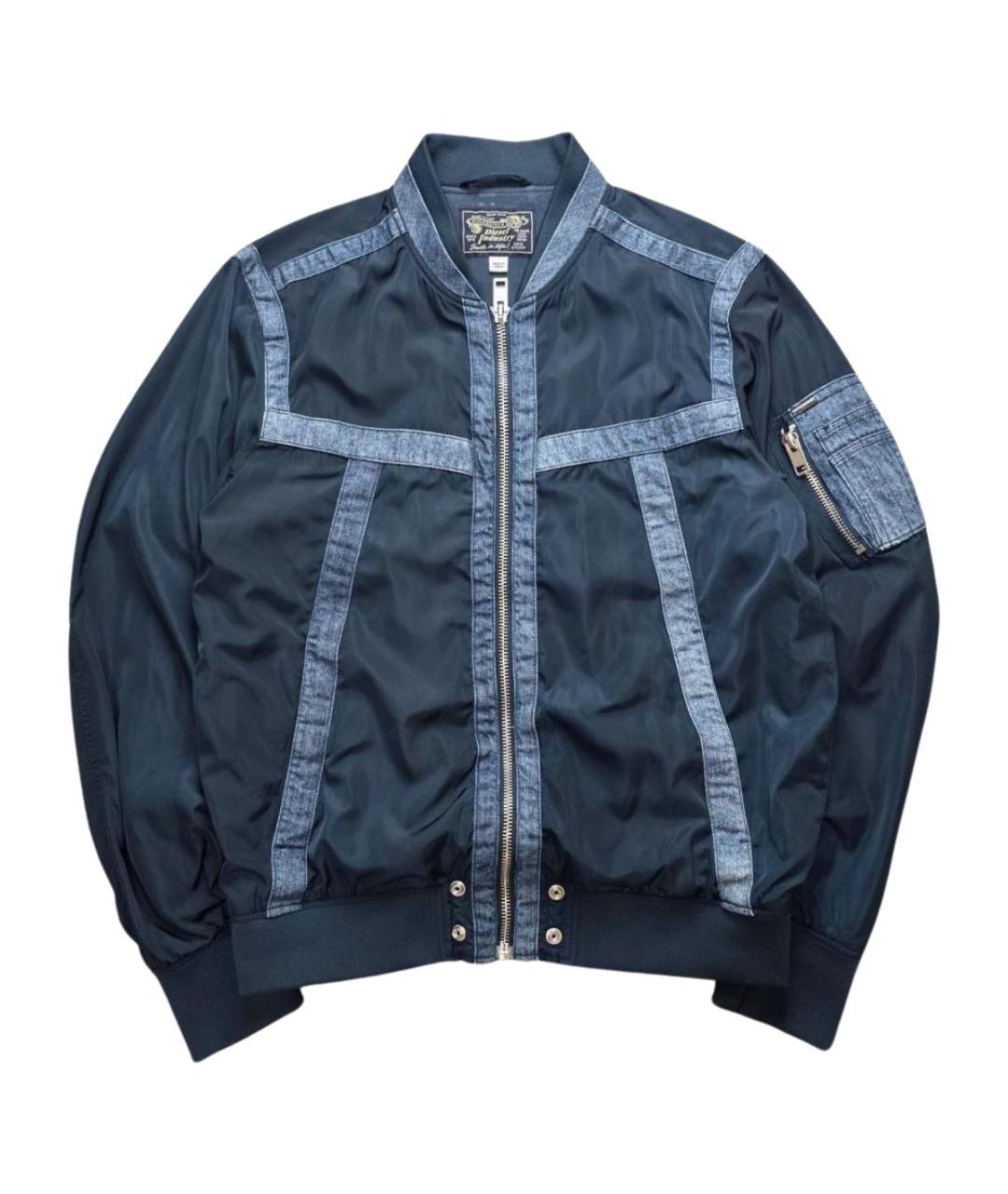 DIESEL Серая полиэстеровая куртка, фото 1