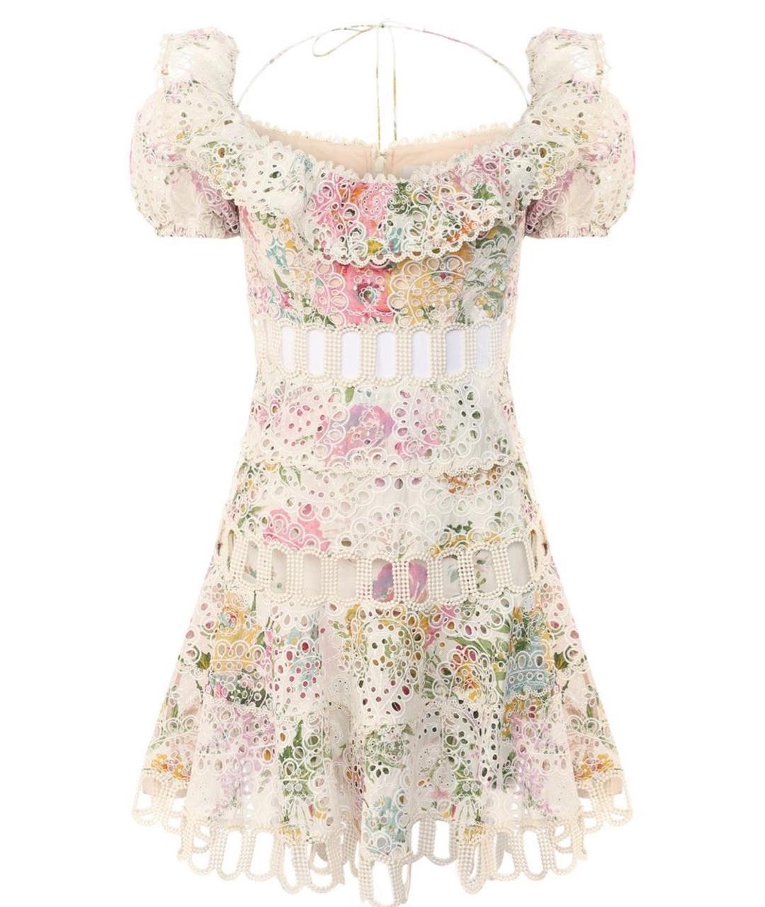 ZIMMERMANN Мульти хлопковое коктейльное платье, фото 6