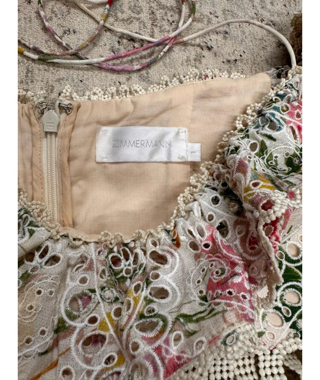 ZIMMERMANN Мульти хлопковое коктейльное платье, фото 3