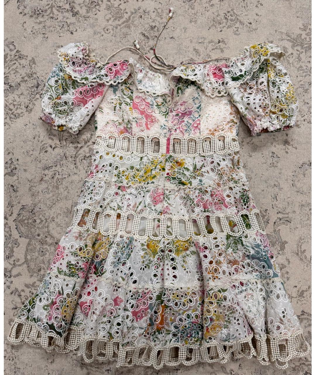ZIMMERMANN Мульти хлопковое коктейльное платье, фото 2