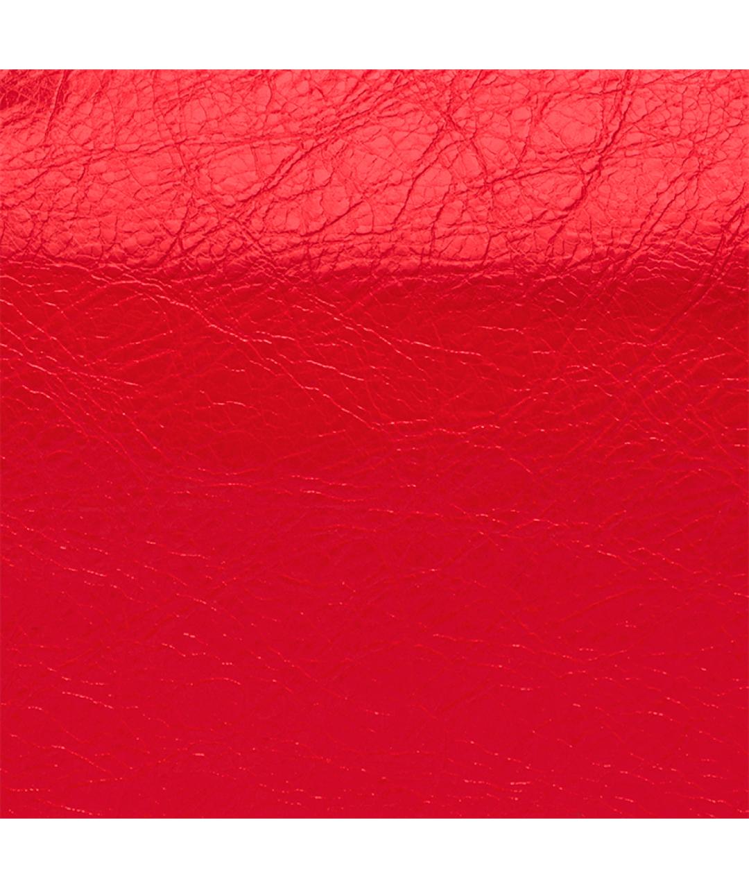 BALENCIAGA Красная кожаная сумка через плечо, фото 8