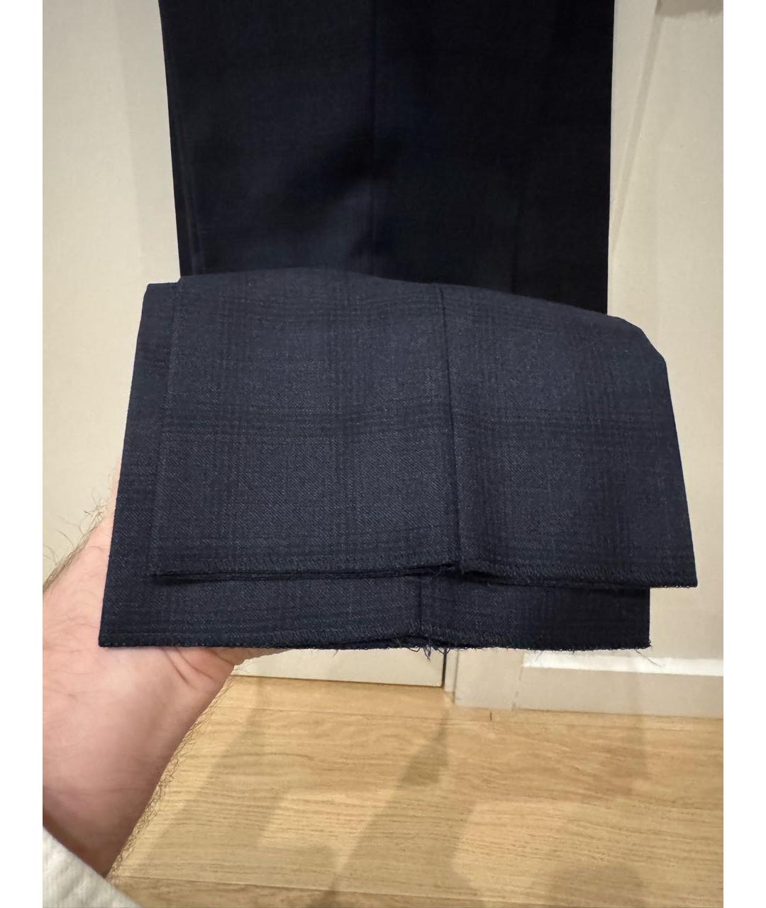 BRUNELLO CUCINELLI Темно-синий классический костюм, фото 7