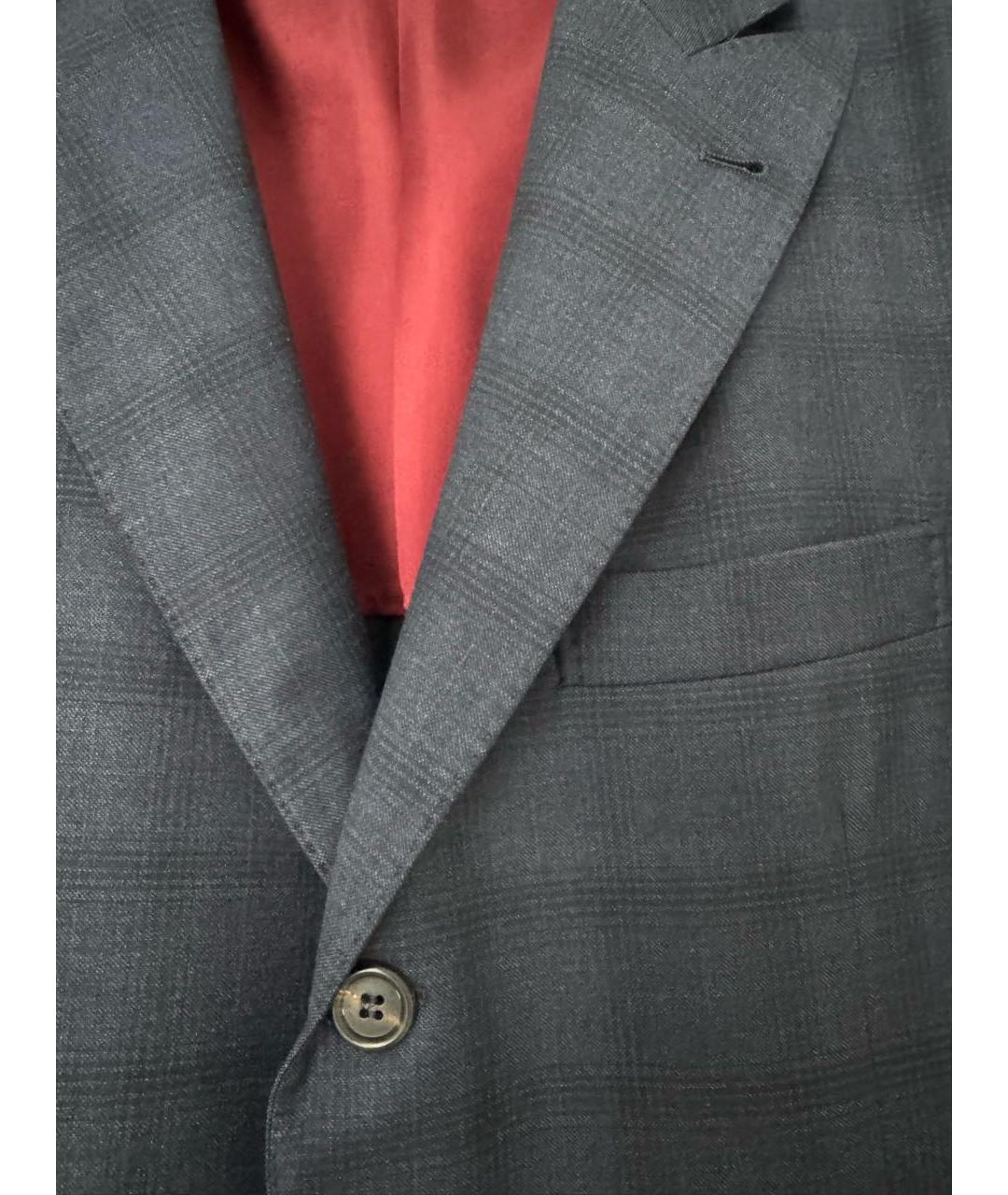 BRUNELLO CUCINELLI Темно-синий классический костюм, фото 4