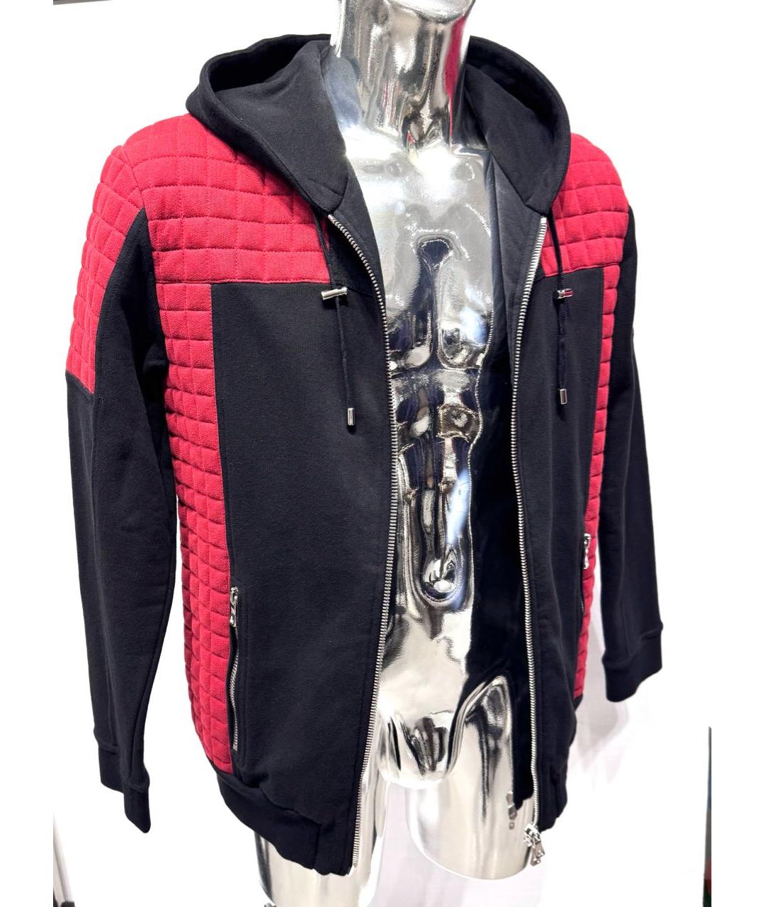 BALMAIN Черная хлопковая куртка, фото 3