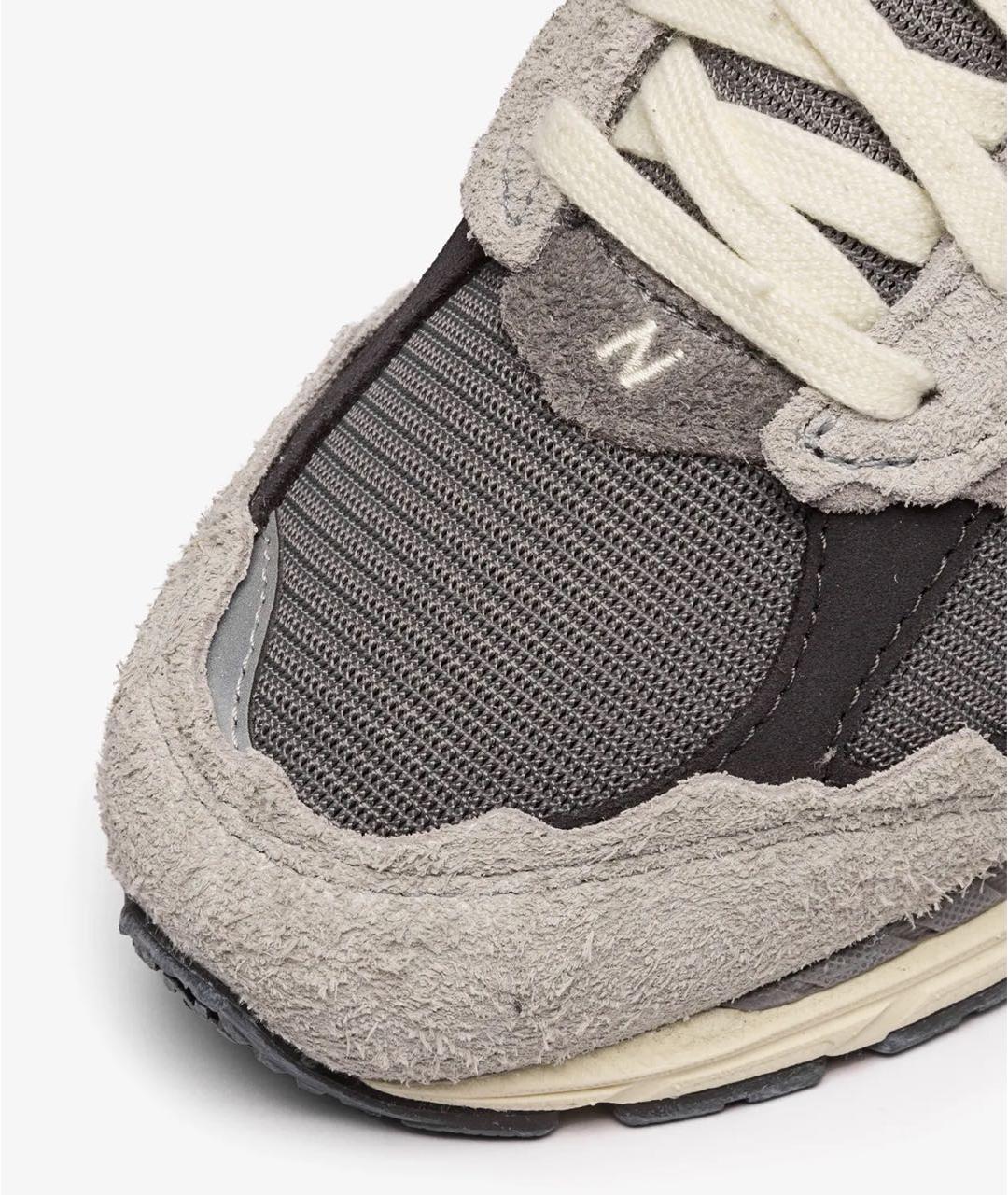 NEW BALANCE Серые замшевые низкие кроссовки / кеды, фото 3