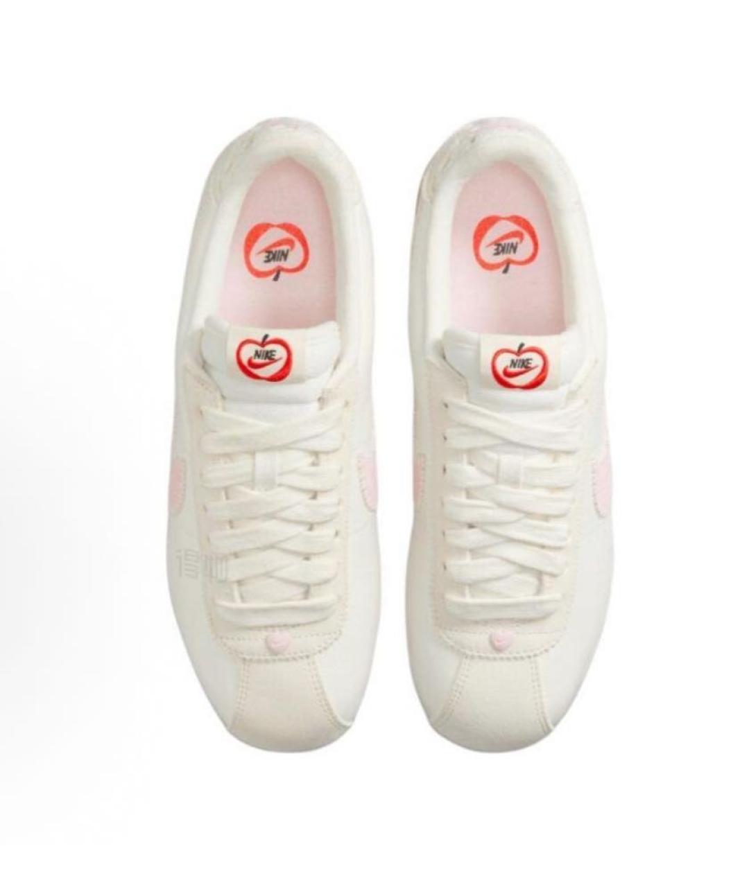 NIKE Розовые кожаные кроссовки, фото 3