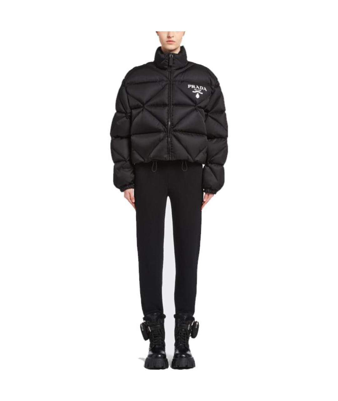 PRADA Черный пуховик, фото 2