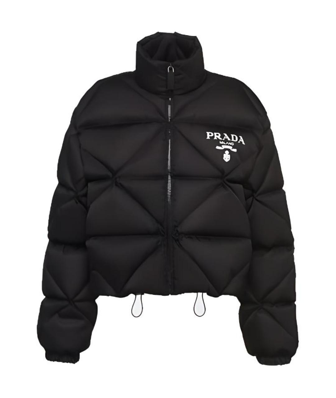 PRADA Черный пуховик, фото 1