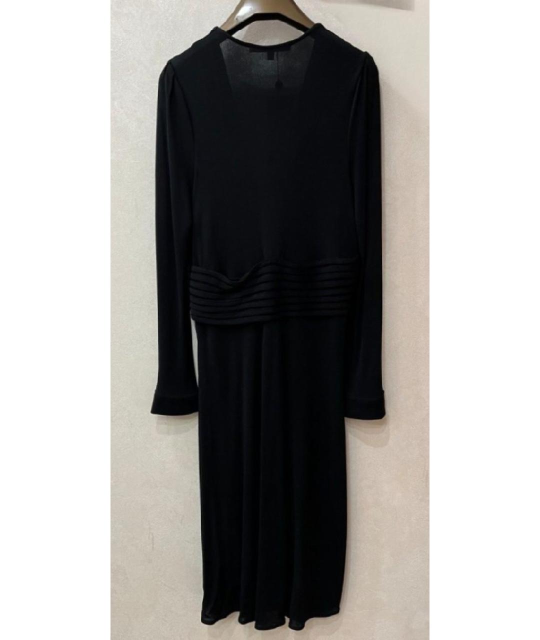 GUCCI Черное вискозное коктейльное платье, фото 2