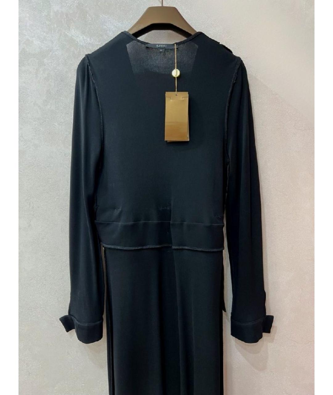 GUCCI Черное вискозное коктейльное платье, фото 3