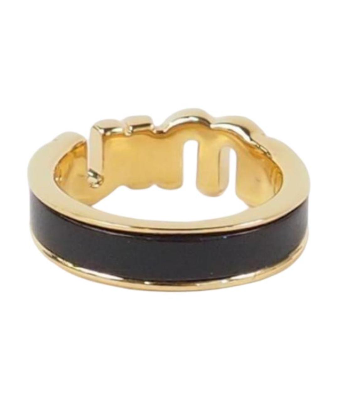 MIU MIU Черное кольцо, фото 3