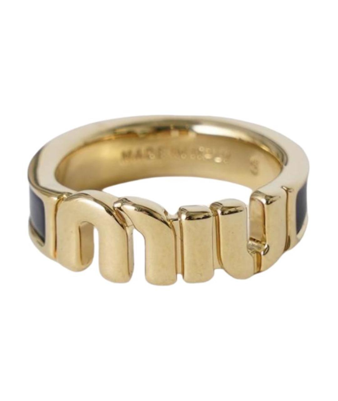 MIU MIU Черное кольцо, фото 2