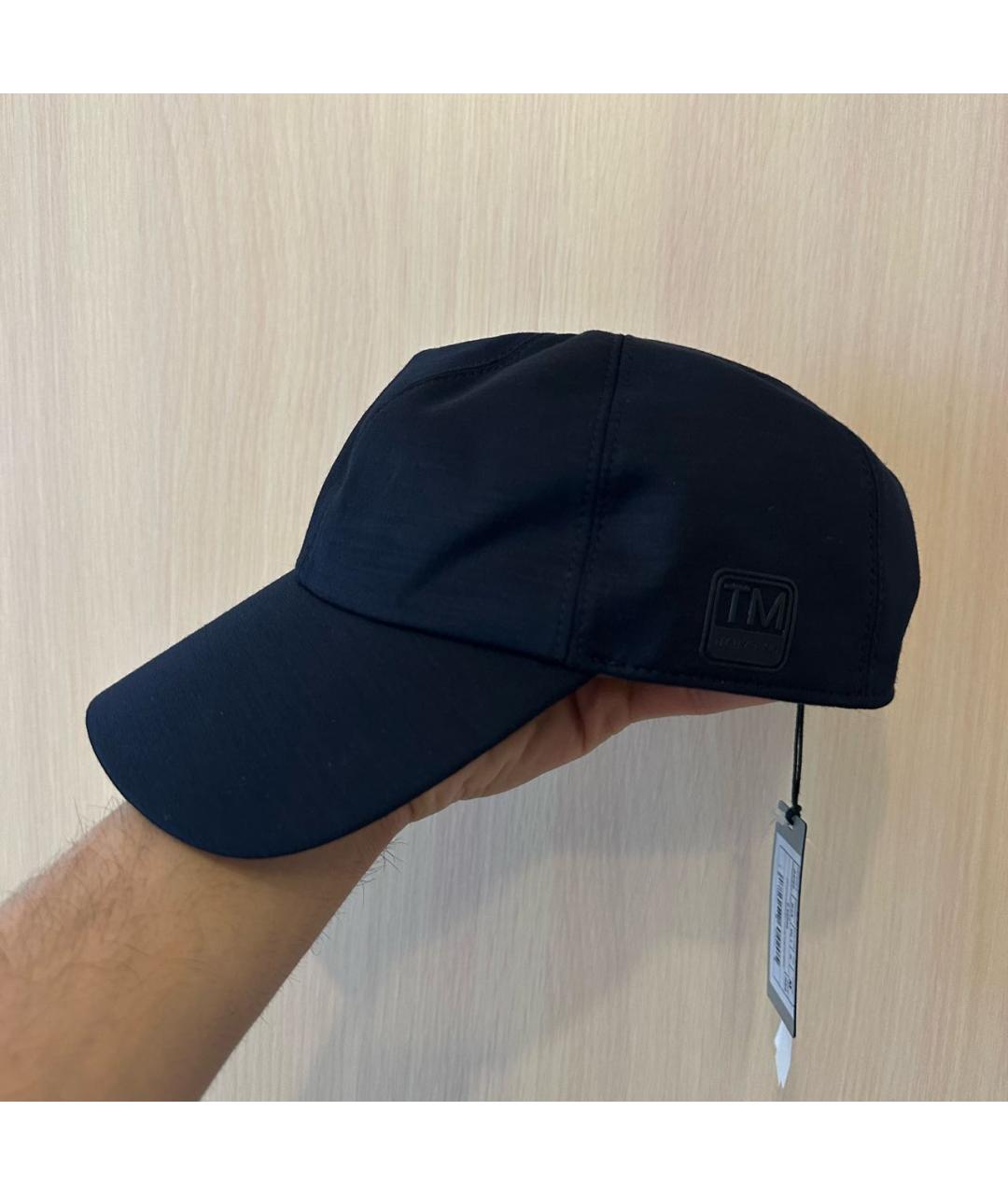 ZEGNA Темно-синяя шерстяная кепка/бейсболка, фото 4