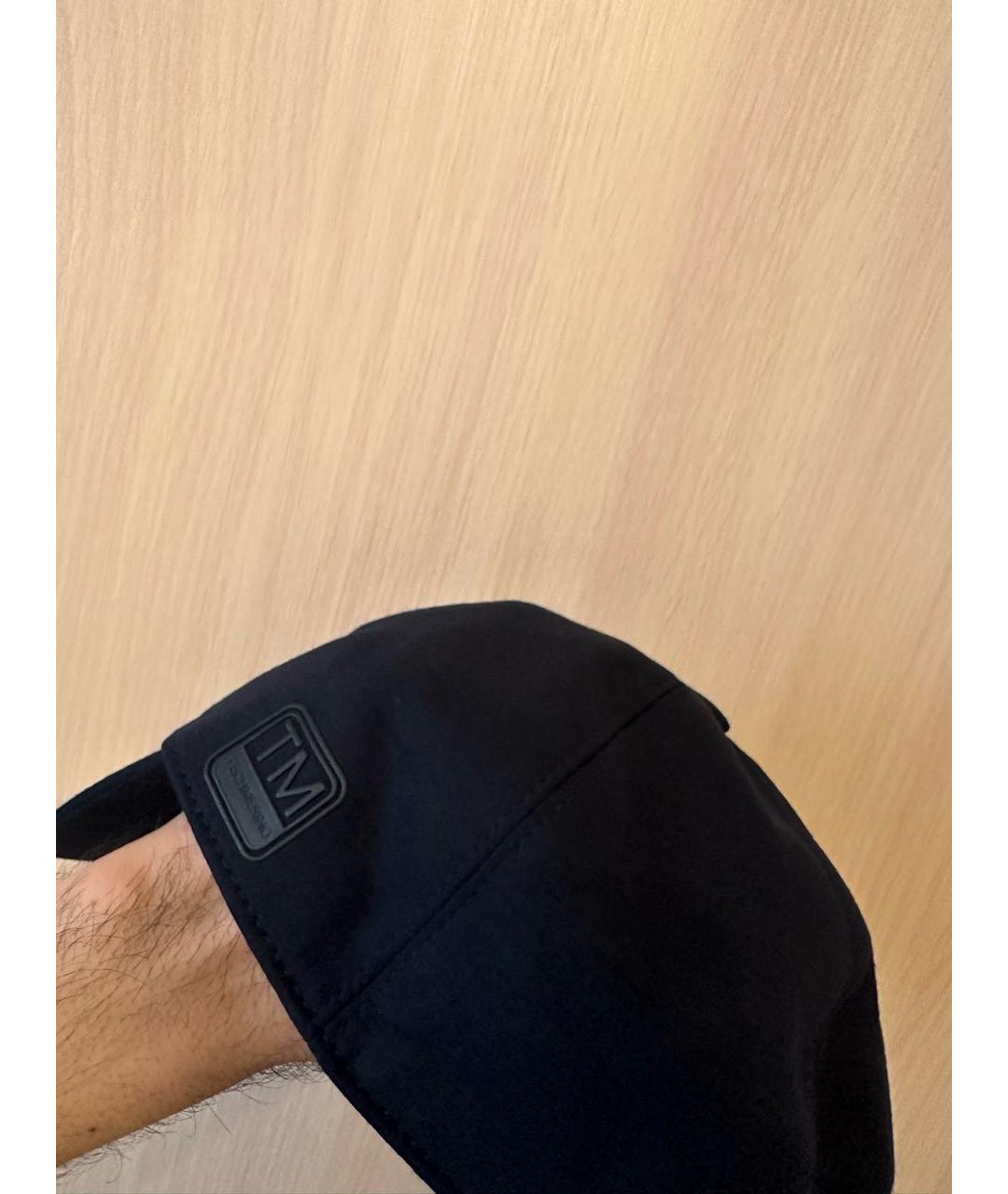 ZEGNA Темно-синяя шерстяная кепка/бейсболка, фото 5