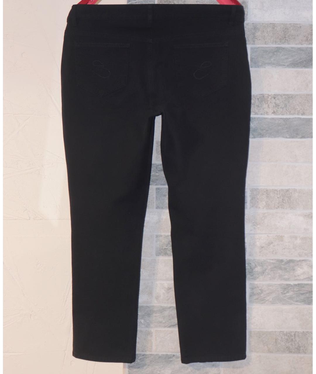 ESCADA Черные хлопко-эластановые прямые джинсы, фото 3